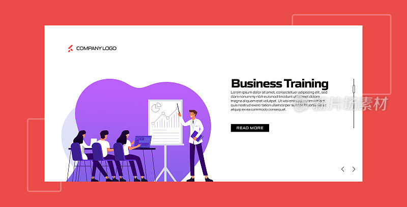 Business Concept Vector Illustration for Landing Page Template, Website Banner, Advertisement and Marketing Material, Online Advertising, Business Presentation etc.